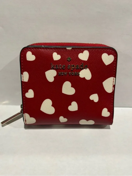 Kate Spade Staci Heart Pop Small Bifold Wallet
