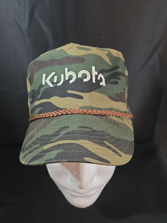 Vintage 80s Kubota Snapback Hat, Nissin