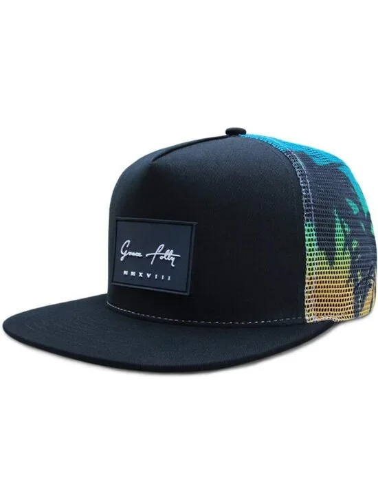 Unisex Snapback Trucker Hat - Stylish Mesh Cap for Outdoor Adventures & Casual