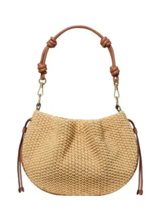 Kate Spade New York PINCH STRAW SHOULDER/CROSSBODY BAG NWOT