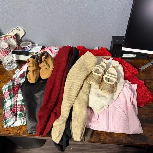 Clothing‎ lot mixed lot baby girl size 6-9 months 15 pieces