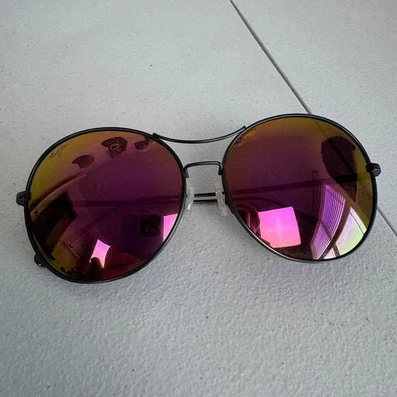 Maui Jim Japan OPIHI MJ547-14 61-15-145 Gunmetal Metal Sunglasses Frame UF80