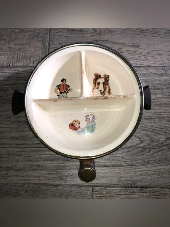 Antique (?) Excello Little Red Riding Hood Child’s Warming Dish