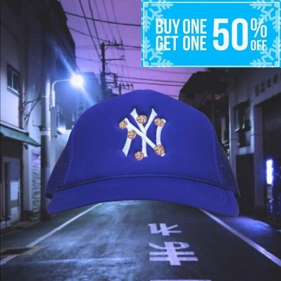 Trucker Hat (Purple NYC Cookie )