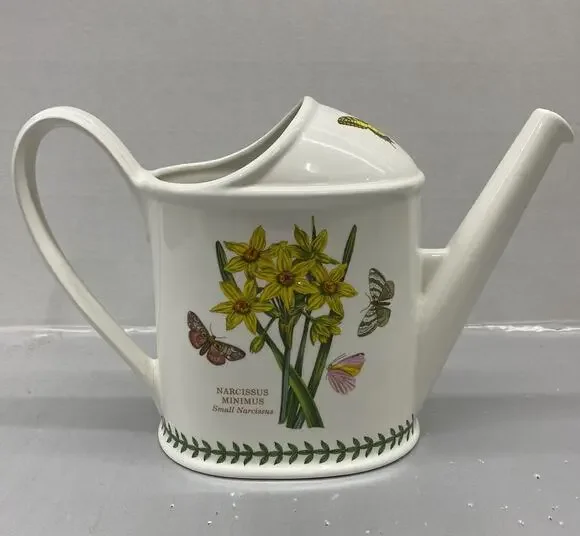 Portmeirion Botanic Garden 3 Pint Watering Can Narcissus Britain Wildflowers