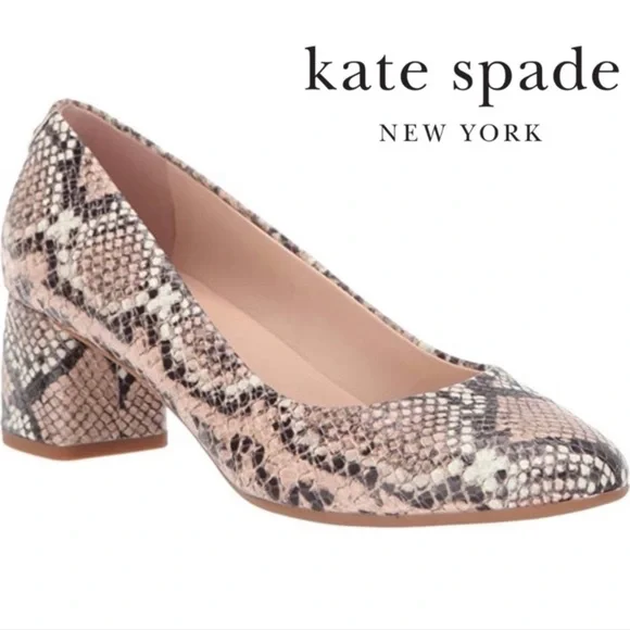 NEW Kate Spade NEW York Beverly Snake Pumps Heels 7