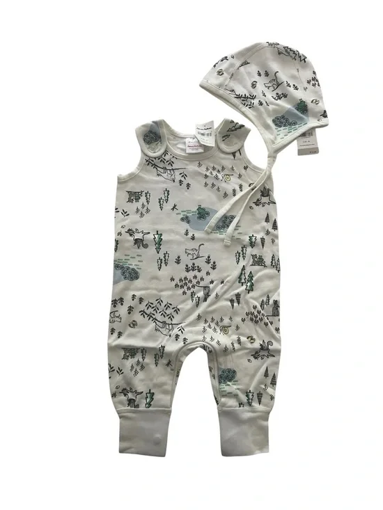 NWT Hanna Andersson Woodland Romper Set