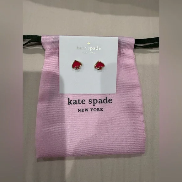Kate Spade Pink Stud Earrings New