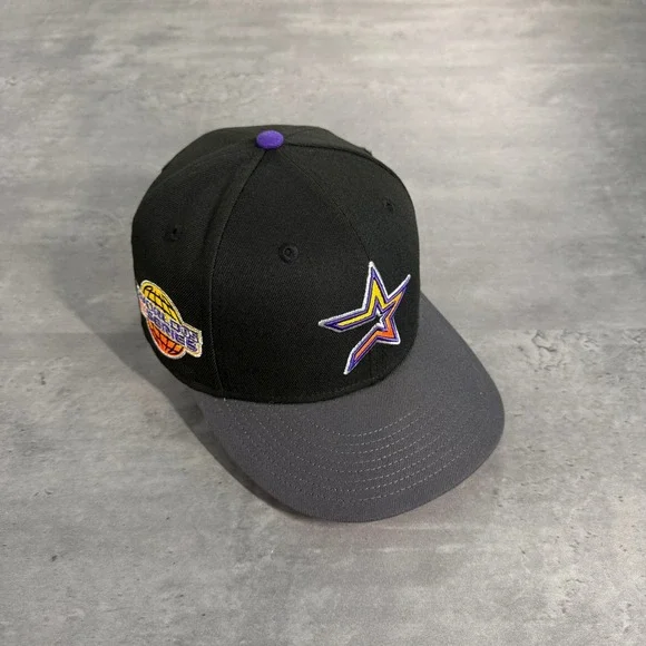 Hat Club Houston Astros New Era 7 1/8 Black Orange J Balvin Rio Solar Flare