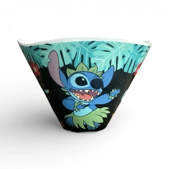 Disney Stitch Tropical Design Ramen Noodle Rice Bowl Kitchen Dining Summer Decor