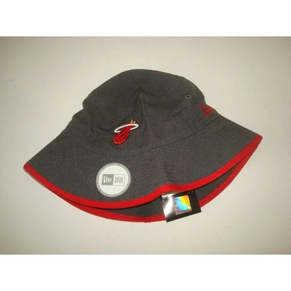 MIAMI HEAT‎ NEW ERA  XL  BEACH FLOPPY BUCKET HAT CAP DEADSTOCK  VINTAGE U4