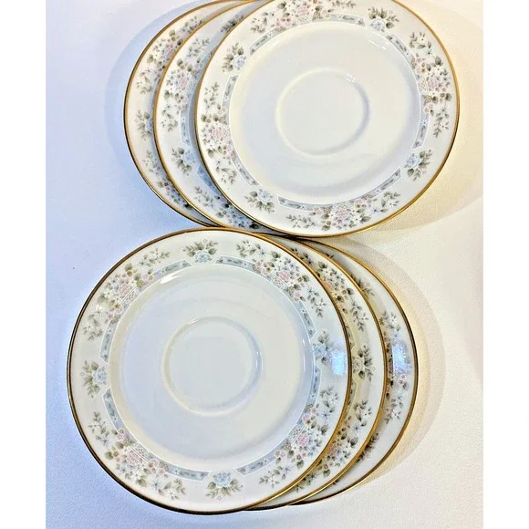 Lenox Daisy Basket Tea‎ Cup Saucer Plate Bouquet Collection Porcelain Japan  - 6