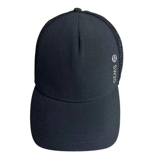Lululemon SW20 Hat Cap Snap Back Mens Unisex Adjustable OS Black Running Active
