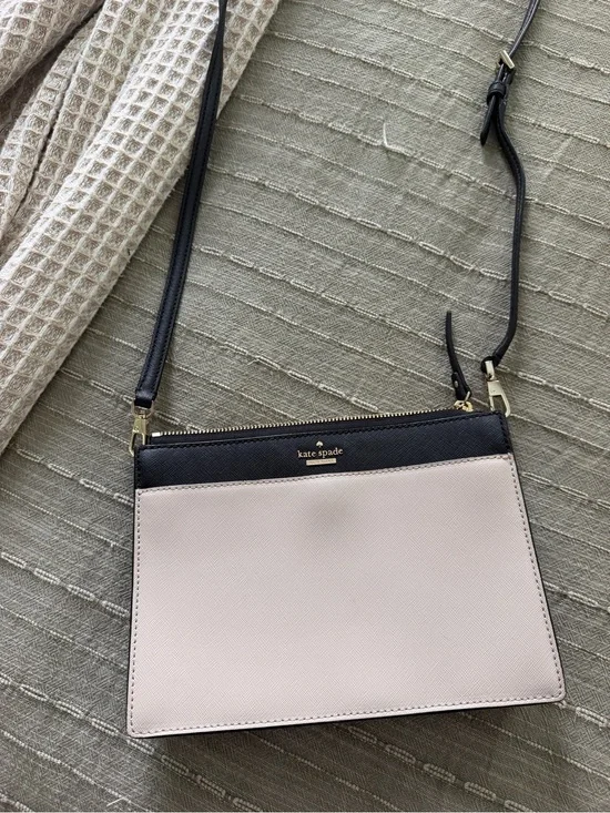kate spade Black & Beige Two-Tone Crossbody Bag