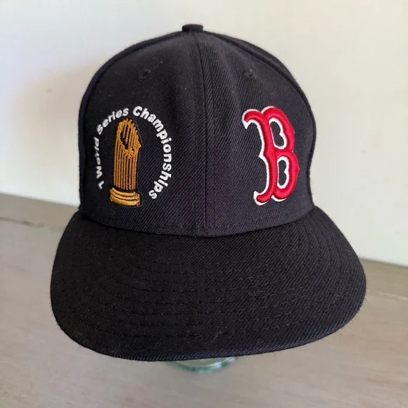 New Era 59Fifty‎ Boston Red Sox 7 World Series Championship MLB 7 1/4 Fitted