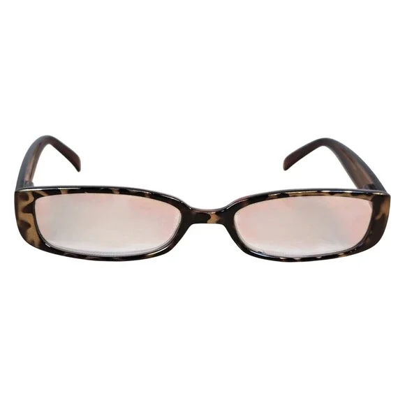 Funky Animal Print Brown Eye Glasses Frames 1