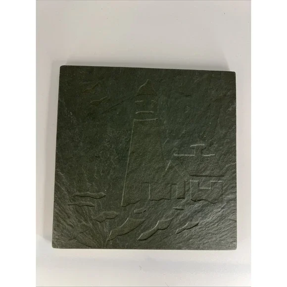 Slate Lighthouse Trivet 5.75