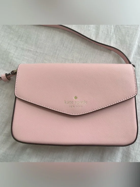 kate spade Blush Pink Saffiano Leather Crossbody