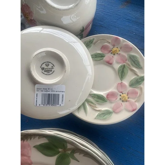 6oth Anniversary Desert Rose Saucer
