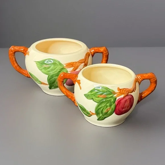 Vintage Mixed Lot 2 Franciscan Apple Sugar Bowl Bases No Lids 5