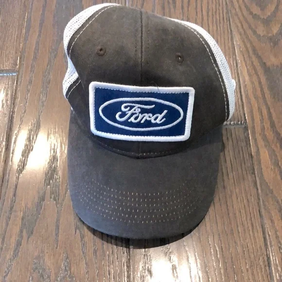 FORD brown and mesh trucker hat one size fits most