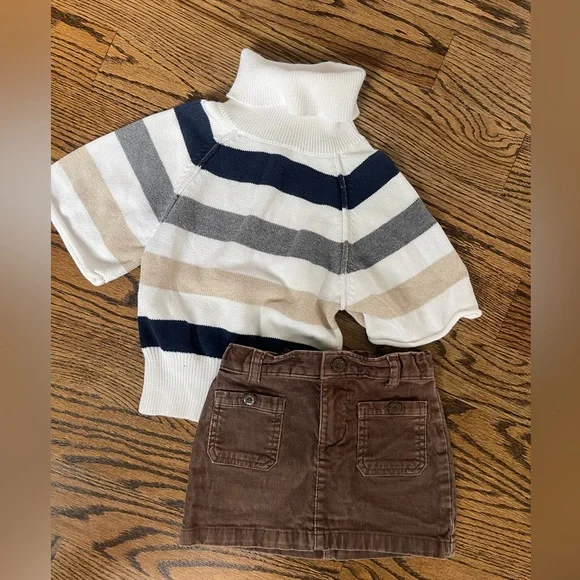 Gymboree girls turtleneck sweater skirt outfit 3