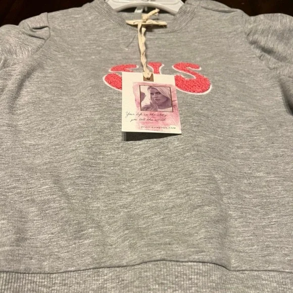 Jessica Simpson Baby Girl Gray 2 Piece Set Size 24 Months