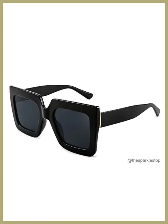 Oversized Square Sunglasses Women UV400 Protection Fashion Shades