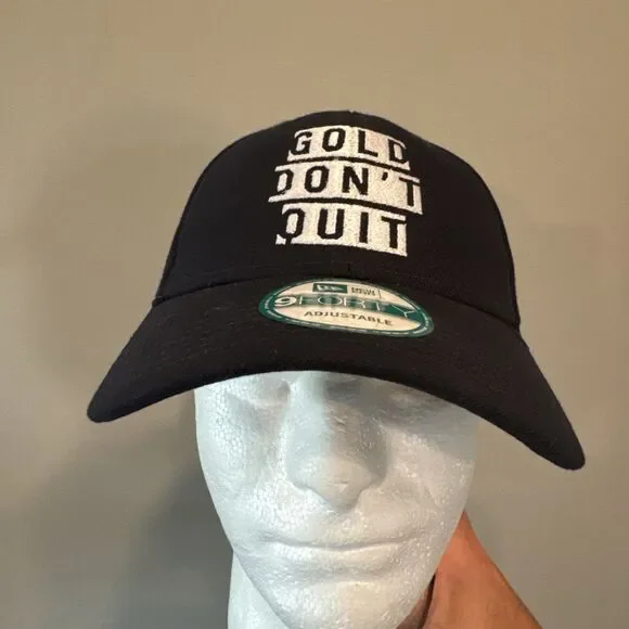NWT New Era Indiana Pacers “Gold Don’t Quit” Hat Cap; 9Forty Adjustable