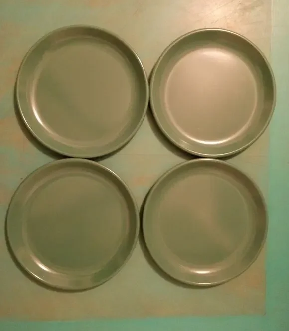 Vtg 1980s Rubbermaid Melamine Lunch Plates 8