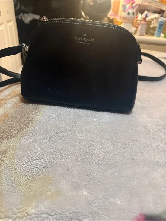 kate spade Black Dome Crossbody Bag