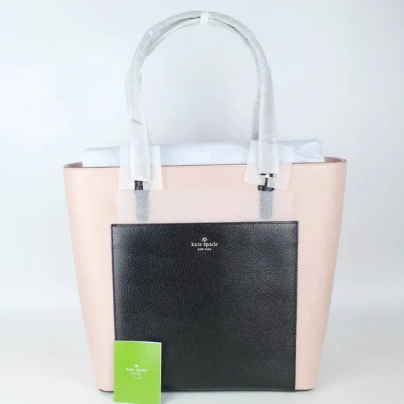 NWT Kate Spade Color Block Leather Tote Bag