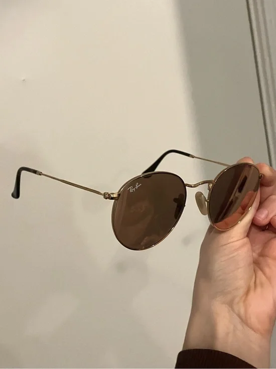 Ray-Ban Round Metal Flash Lenses Sunglasses