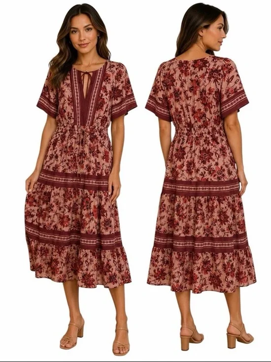 Kate Spade New York Paisley Blossom  Patio Dress Women’s Size: XL