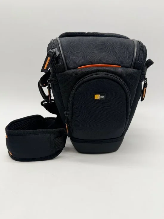 Case Logic Black & Orange Bungee Detail Camera Holster Bag