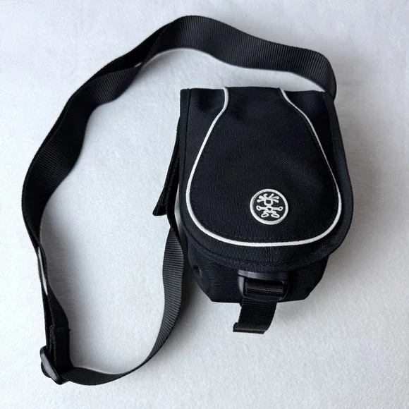 Crumpler The Bundle Large Camera Case W/ Adjustable Strap Black Travel Bag
