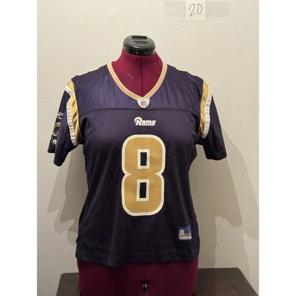 Reebok St Louis Rams Sam Bradford #8 NFL Football Jersey Womens Large