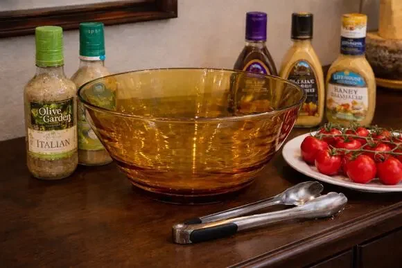 Vintage 1970’s Hazel Atlas Vintage Large Serving Bowl