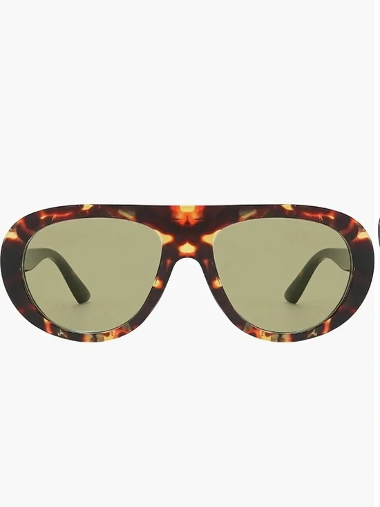 Nordstrom Fifth & Ninth Oeane 55mm Polarized Aviator Sunglasses