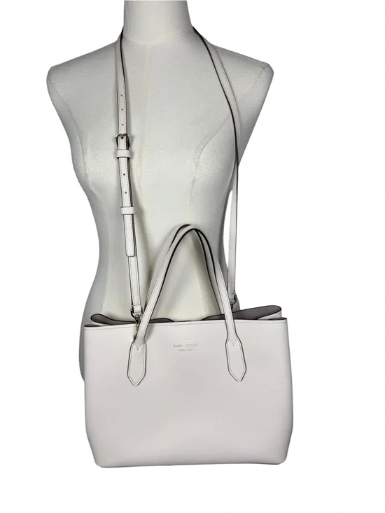 Kate Spade Harper Satchel in Tusk