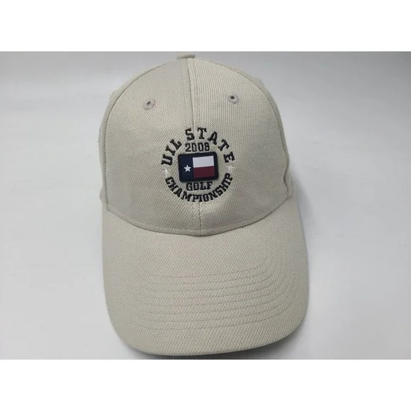 UIL State Golf Championship Texas 2008 Clay Kizer Complex Ahead Hat Cap Men Gray