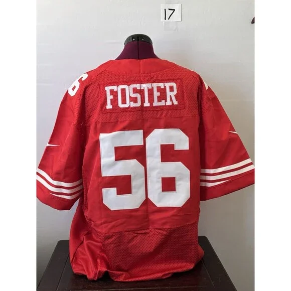 Nike On Field SF 49ers Reuben Foster #56 Jersey Size 56 NFL NWOT