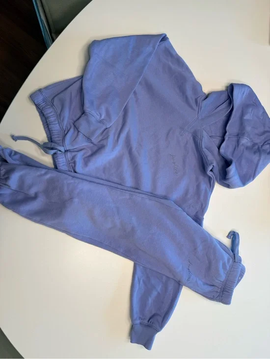 Lavender Hooded Sweatshirt and Joggers Set