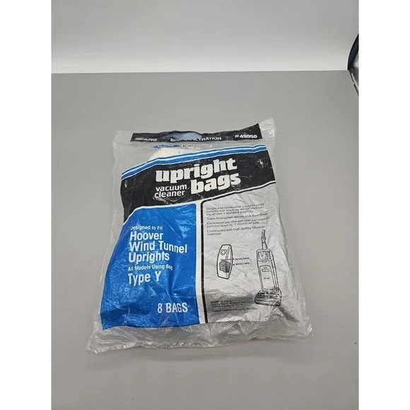 Hoover Allergy Vacuum Type Y Bags, WindTunnel Upright Vacuum Cleaners 8 Bags New
