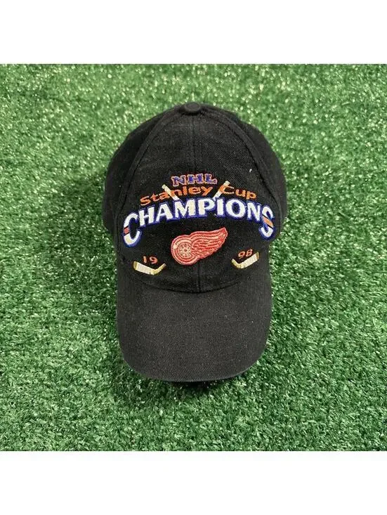 Vintage retro 1998 Michigan Detroit Red Wings Stanley Cup Championshat SnapBack