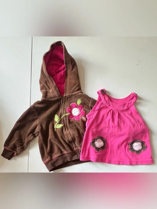 Carter’s Jacket & Tank Top Tunic Set - Youth Size 12 Months