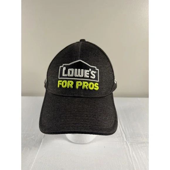 New Era 39THIRTY Lowe's For Pros NASCAR Hat Jimmie Johnson #48 Gray M/L