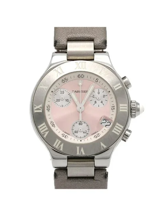 Cartier Chrono Scarf SM SS Quartz Watch