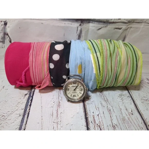 Geneva Watch Women's Vintage Scarf‎ Watch