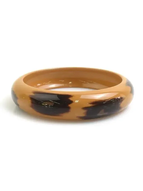 Auth Hermes Bangle Bracelet Camel/Brown #322526H20B